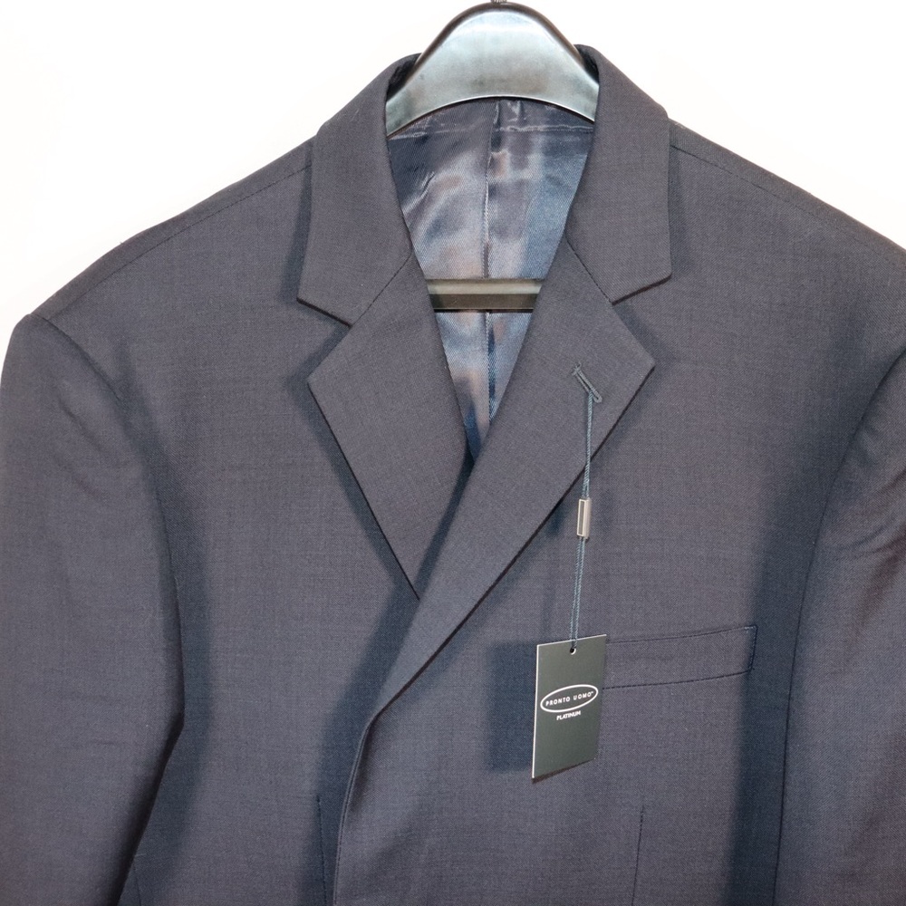 NWT Pronto Uomo men's blue blazer - Picture 5 of 9